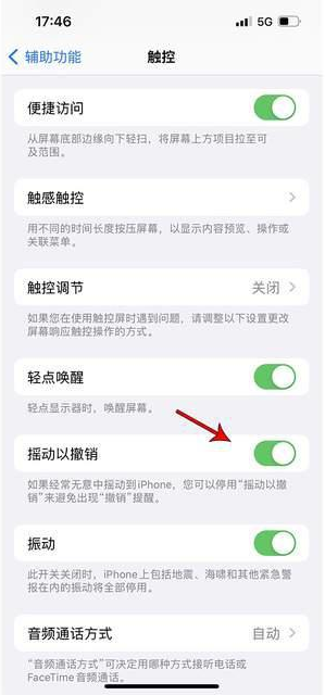 芦溪苹果手机维修分享iPhone手机如何设置摇一摇删除文字 